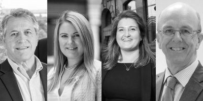 Bruton Knowles Specialists Markets team Senior Associates Sam Spencer, Kimberley Turner and Nick Worman and Associate Jennifer Gill