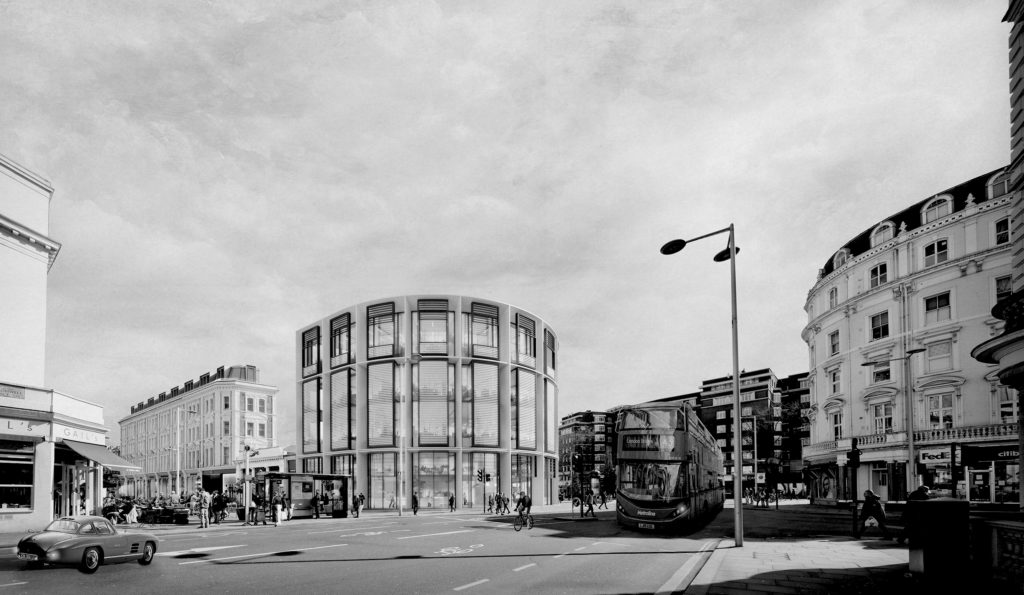 South Kensington Station - Bullnose Building