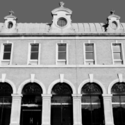 Old billin ggate, black and white