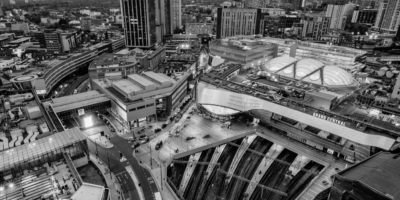 UK city black and white
