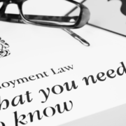 Employment law: what you need to know document in black and white