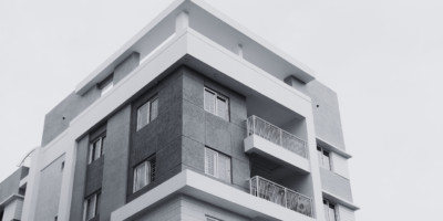Build-to-rent - picture of top floor flat with balcony