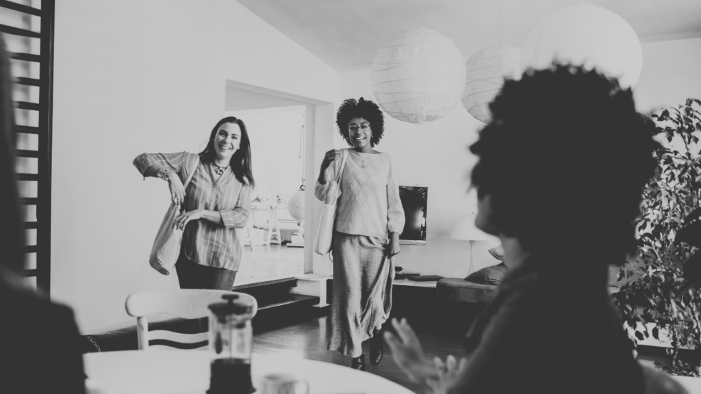 Shared living image of 3 young people in a HMO