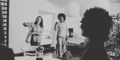 Shared living image of 3 young people in a HMO
