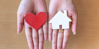 House and Heart in hands