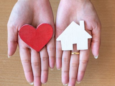 House and Heart in hands
