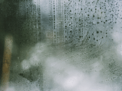 Picture of condensation on weindow