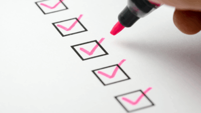 Paper with checklist