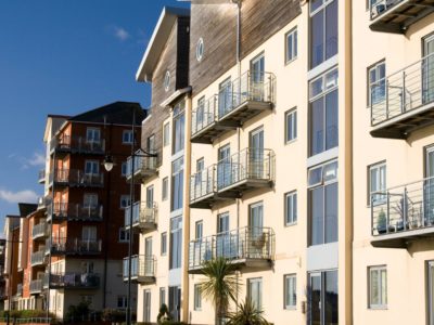 Picture of residential flats with balconies