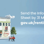 A government banner stating send the information sheet by 31 May 2026