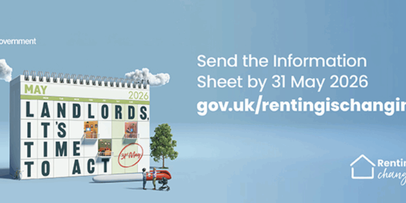 A government banner stating send the information sheet by 31 May 2026