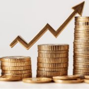 Gold coins and percentage